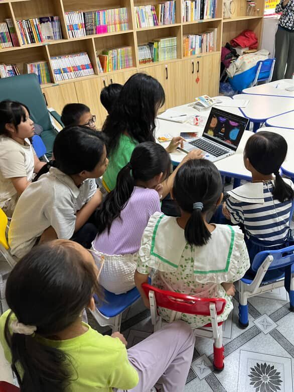 Reading Club session in China